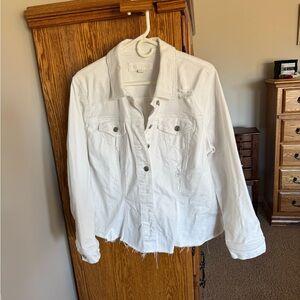 Maurices White Jean Jacket